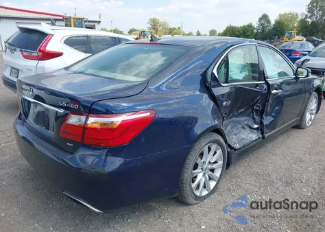 2010 Lexus Ls 460 из США, поврежденный, VIN JTHCL5EF6A5006581